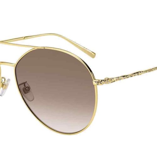 Givenchy GV7170 Gold Brown Gradient Women Sunglasses 64mm.